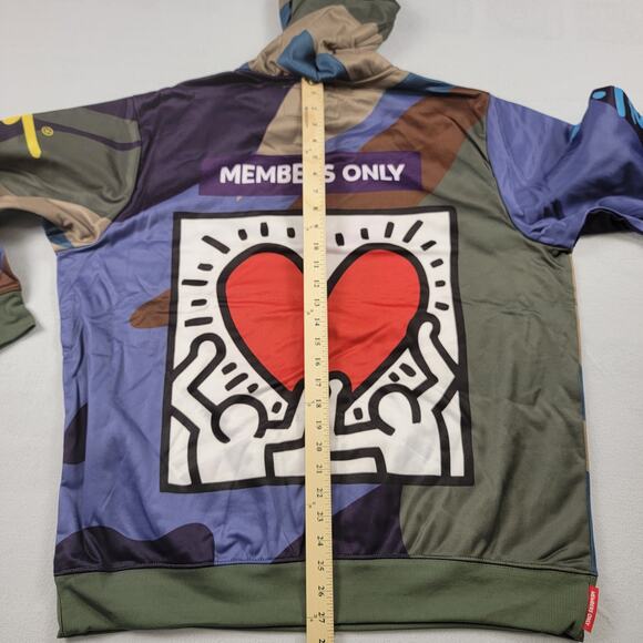 Keith Haring x Members Only DJ Collab Spell Out Sz XL (564) - Picture 10 of 11